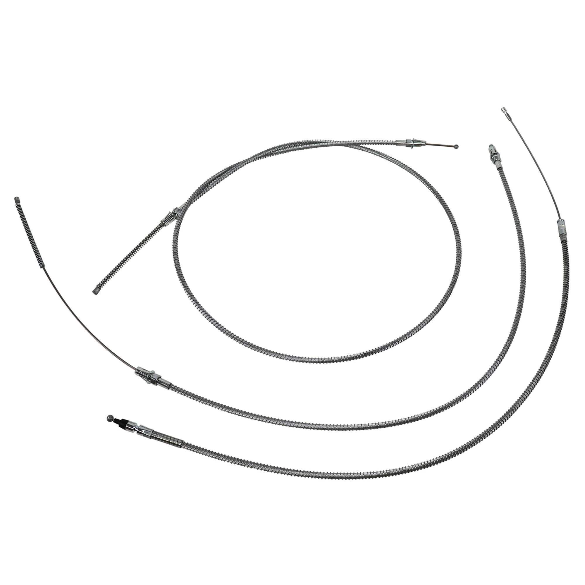 C2 New Park Brake Cable Kit - Front & Rear 1963