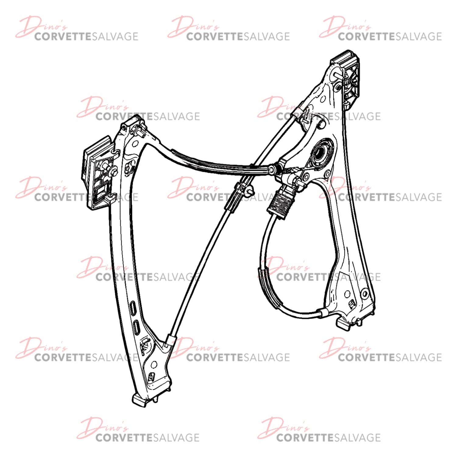 C8 Used Front Side Door Window Regulator 2020-2024