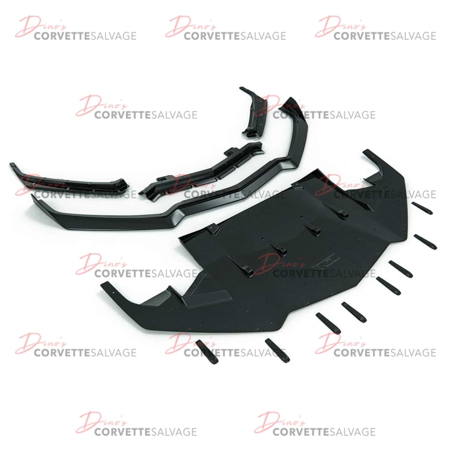 C8 New Carbon Flash Metallic 5VM Splitter 2020-2025 with Undertray