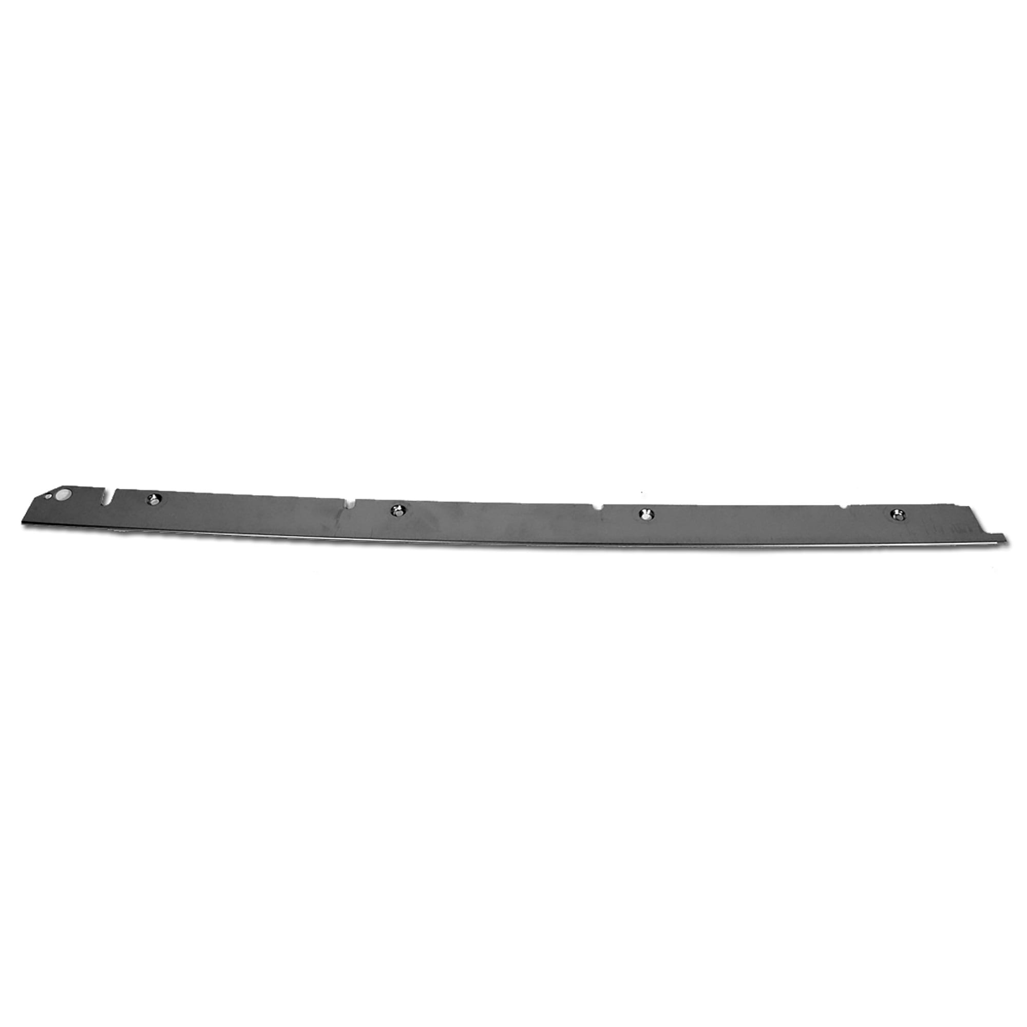 C3 New Passenger-Side T-Top Stainless Steel Side Molding - 77E 1968-1977