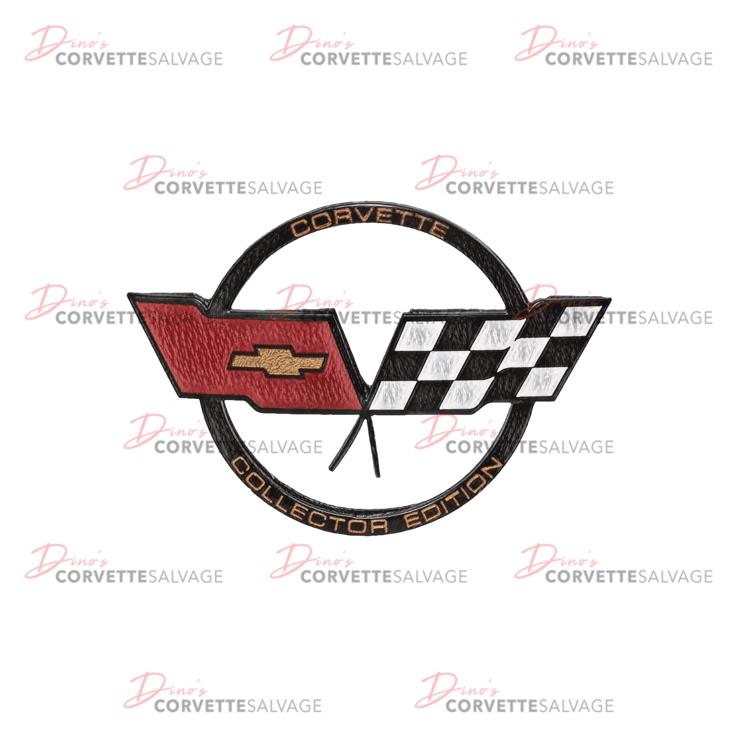 C3 Used Collector’s Edition Front Nose Emblem 1982