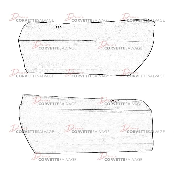 C6 Used Door Shell 2005-2013