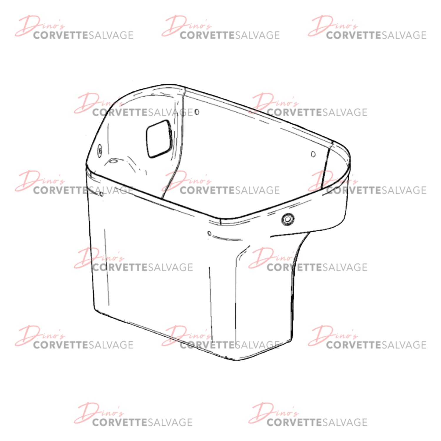 C8 New Front Storage Compartment 2020-2022