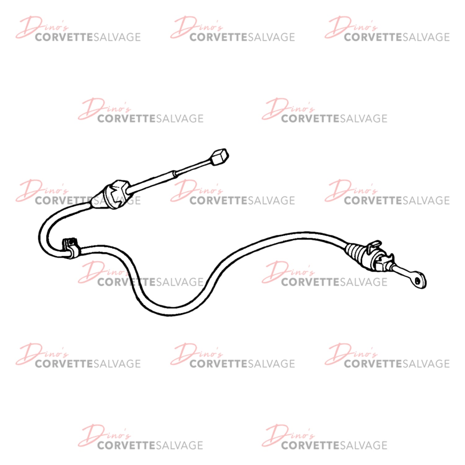 C4 Used Automatic Transmission Shifter Cable 1984-1996