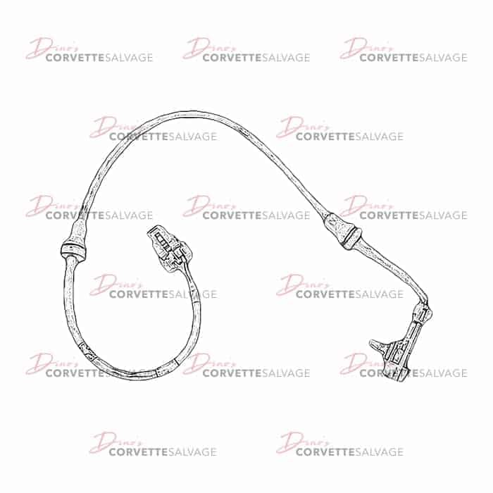 C4 Used Wheel Speed Sensor Wiring Harness Extension 1991-1996