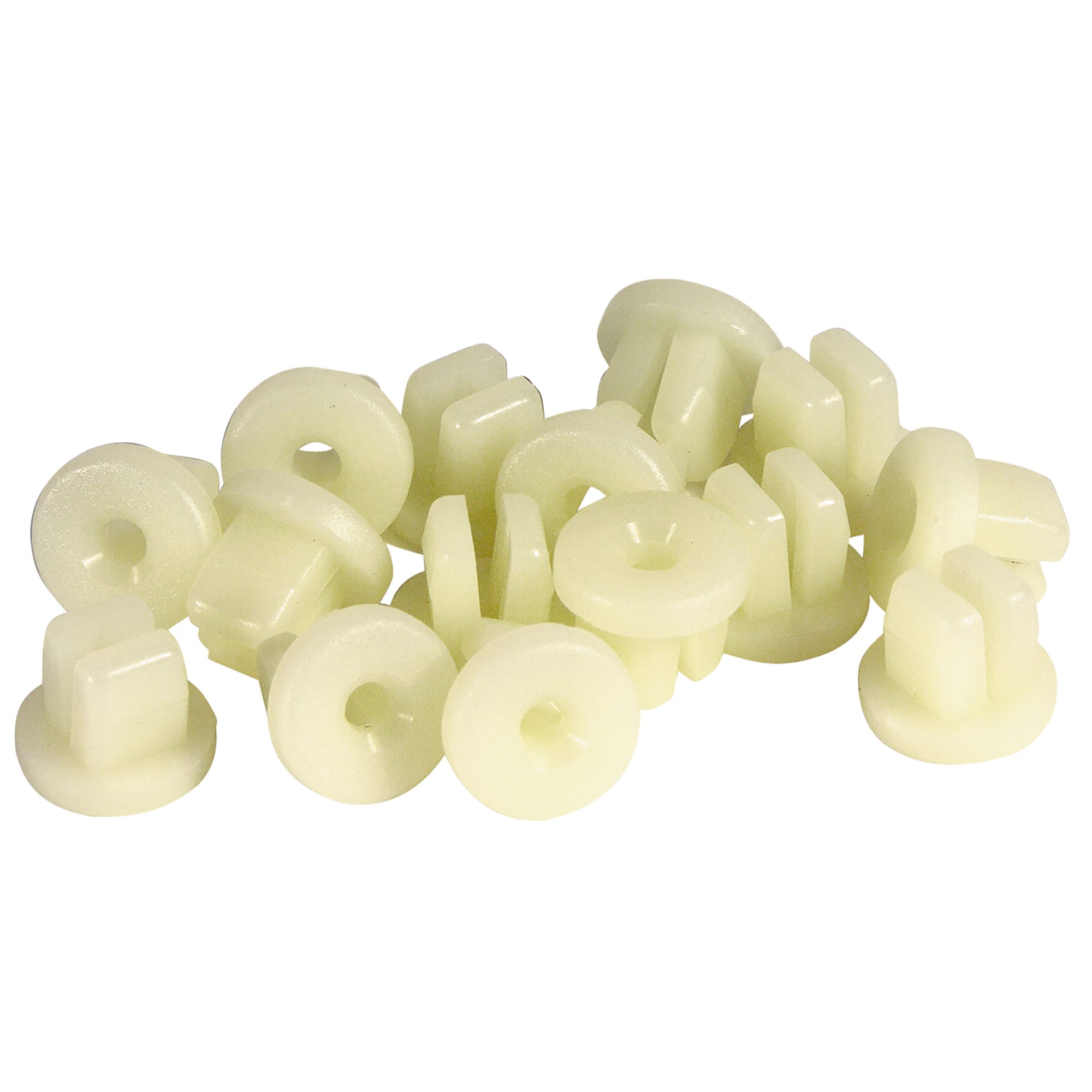 C2 New Rocker Panel Lower Plastic Nuts, 14 Piece 1963-1965