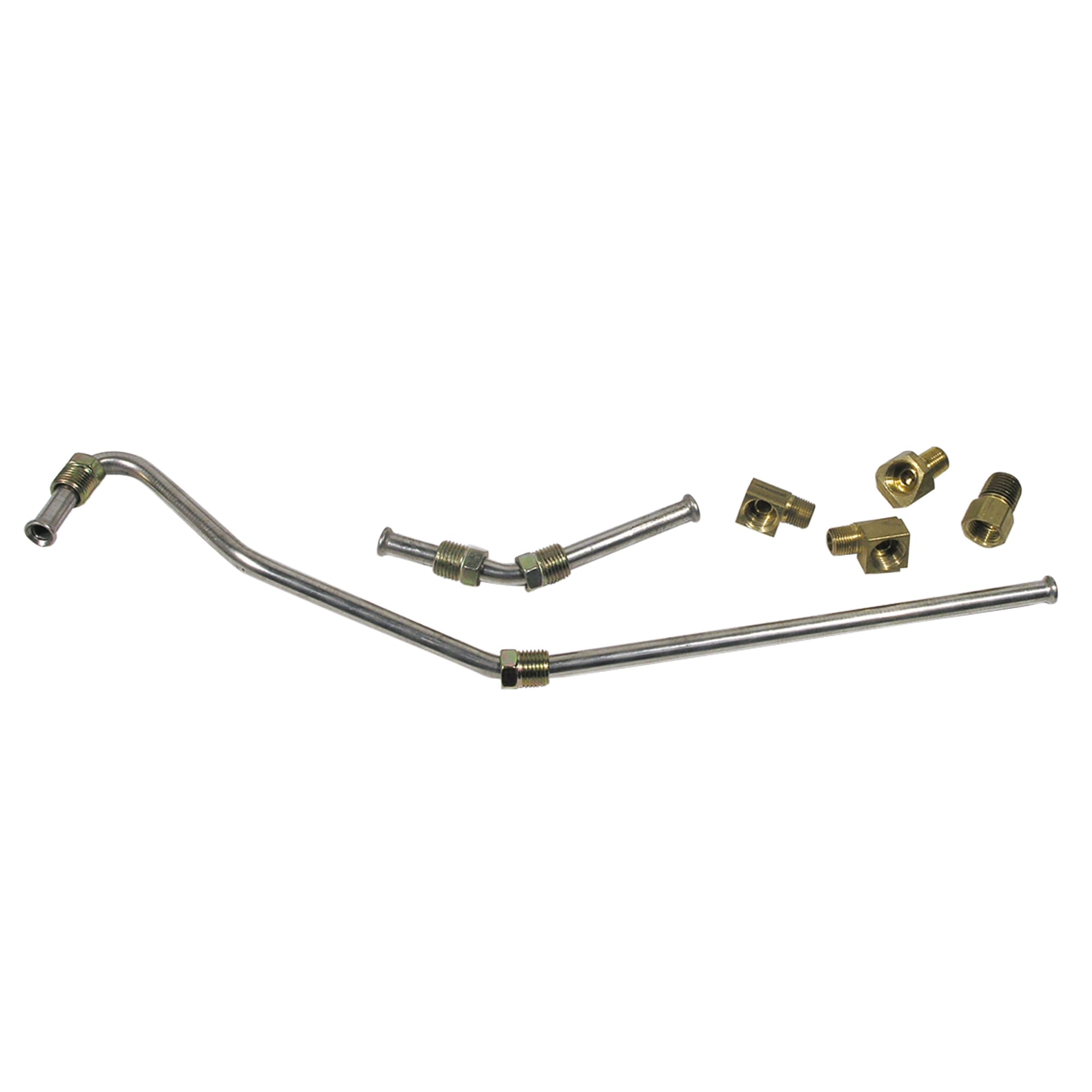 C2 New Gas Line, Stainless Steel - Pump To Carburetor 300hp 1963-1965