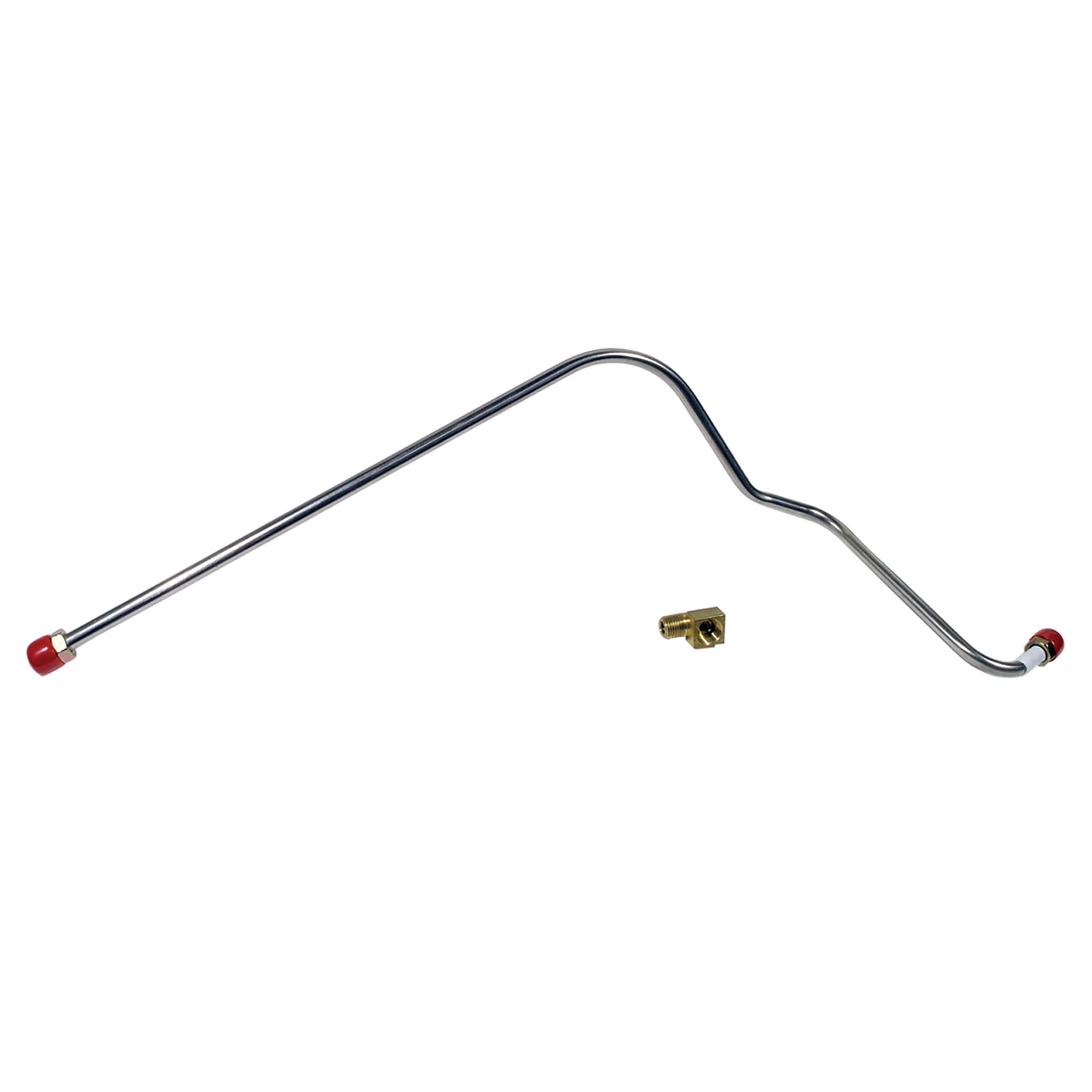 C2 New Gas Line, Stainless Steel Pump To Carburetor 390HP 1966