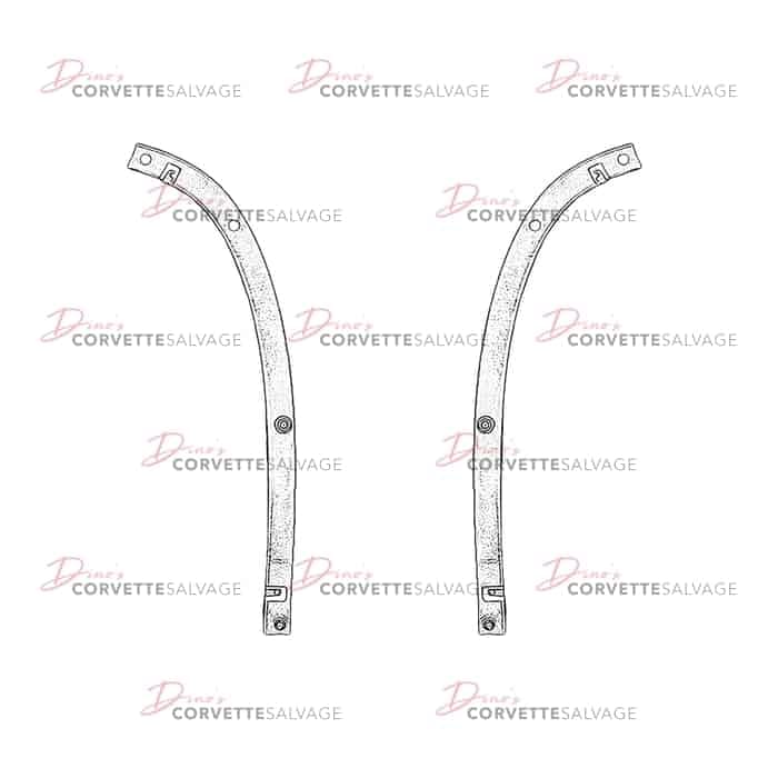 C5 Used Rear Bumper Side Bracket 1997-2004