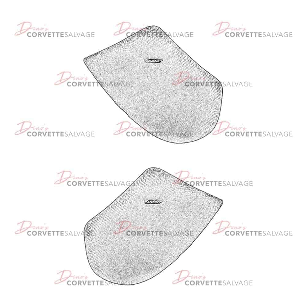 C5 Used Door Panel Speaker Cover 1997-2004