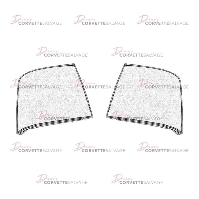 C3 Used Fiberglass T-Top 1968-1977