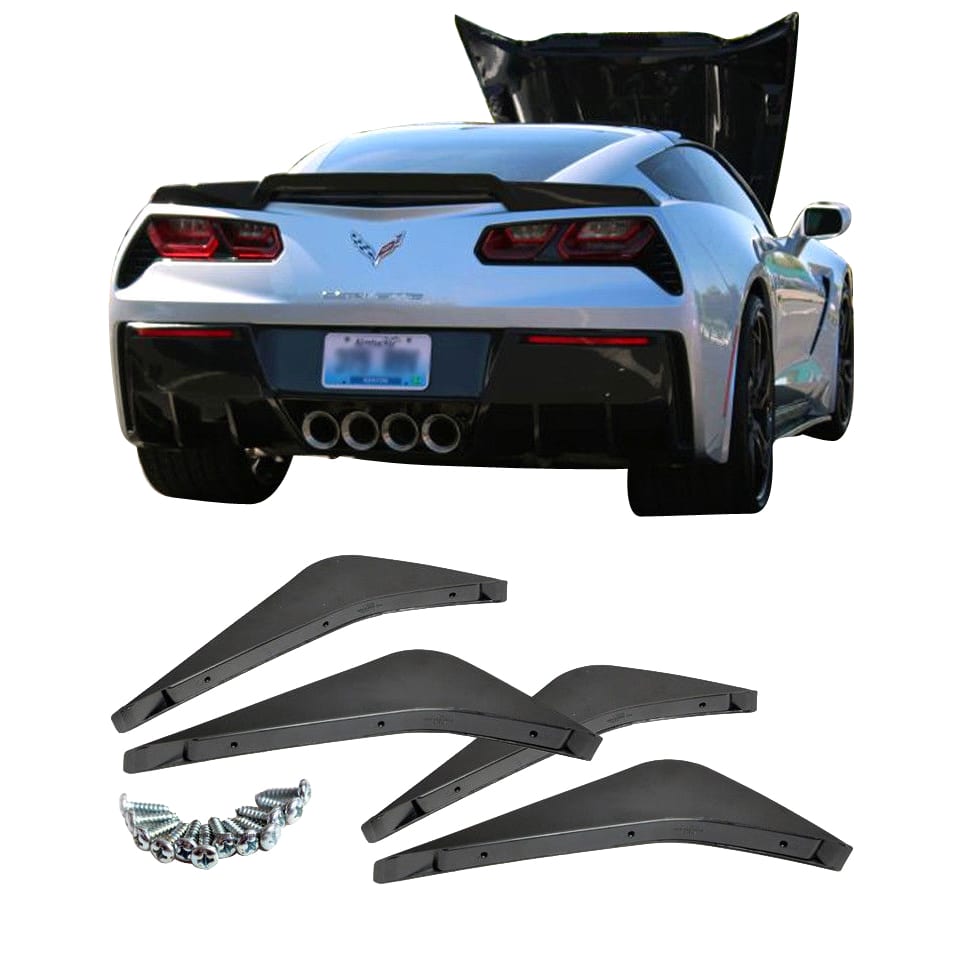 C7 New Unpainted Rear Diffuser Fins 2014-2019