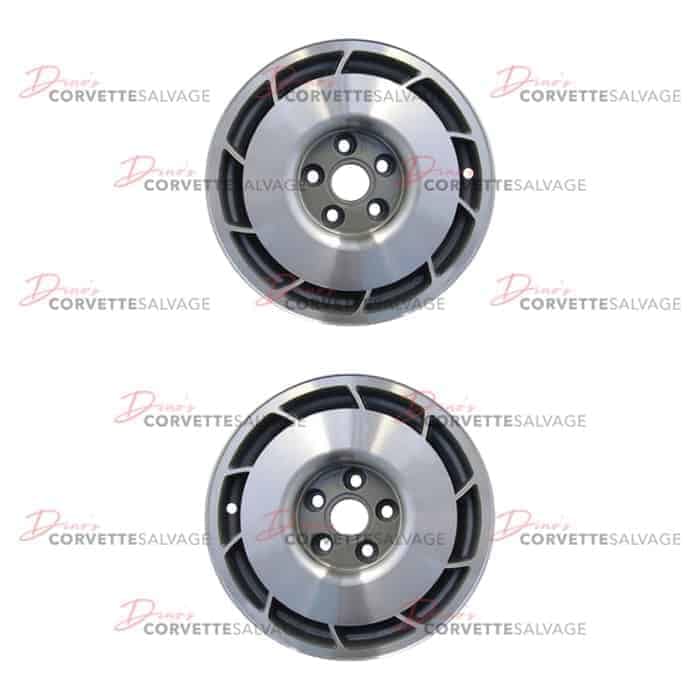 C4 Used Machined Front/Rear Aluminum 16x9.5 Wheel 1987