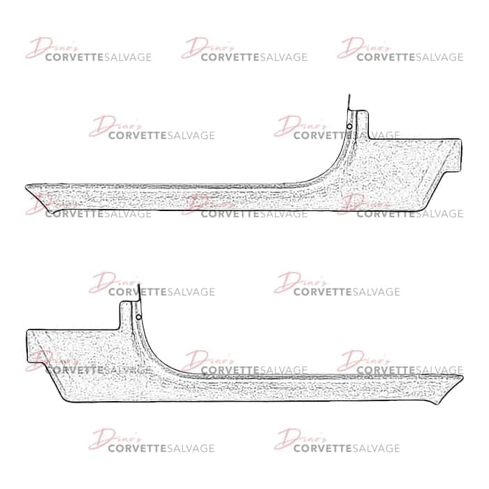 C5 Used Door Sill Trim 1997-2004