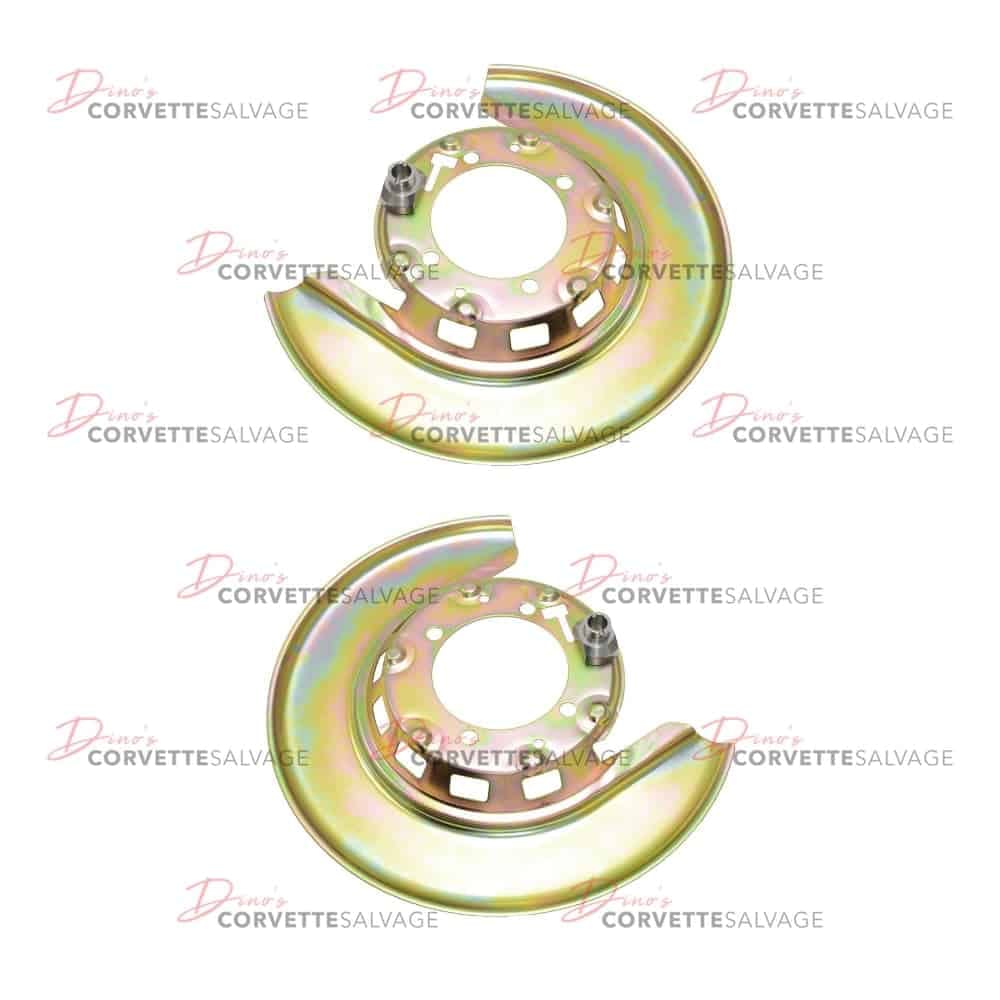 C3 New Rear Parking Brake Backplate 1976-1982