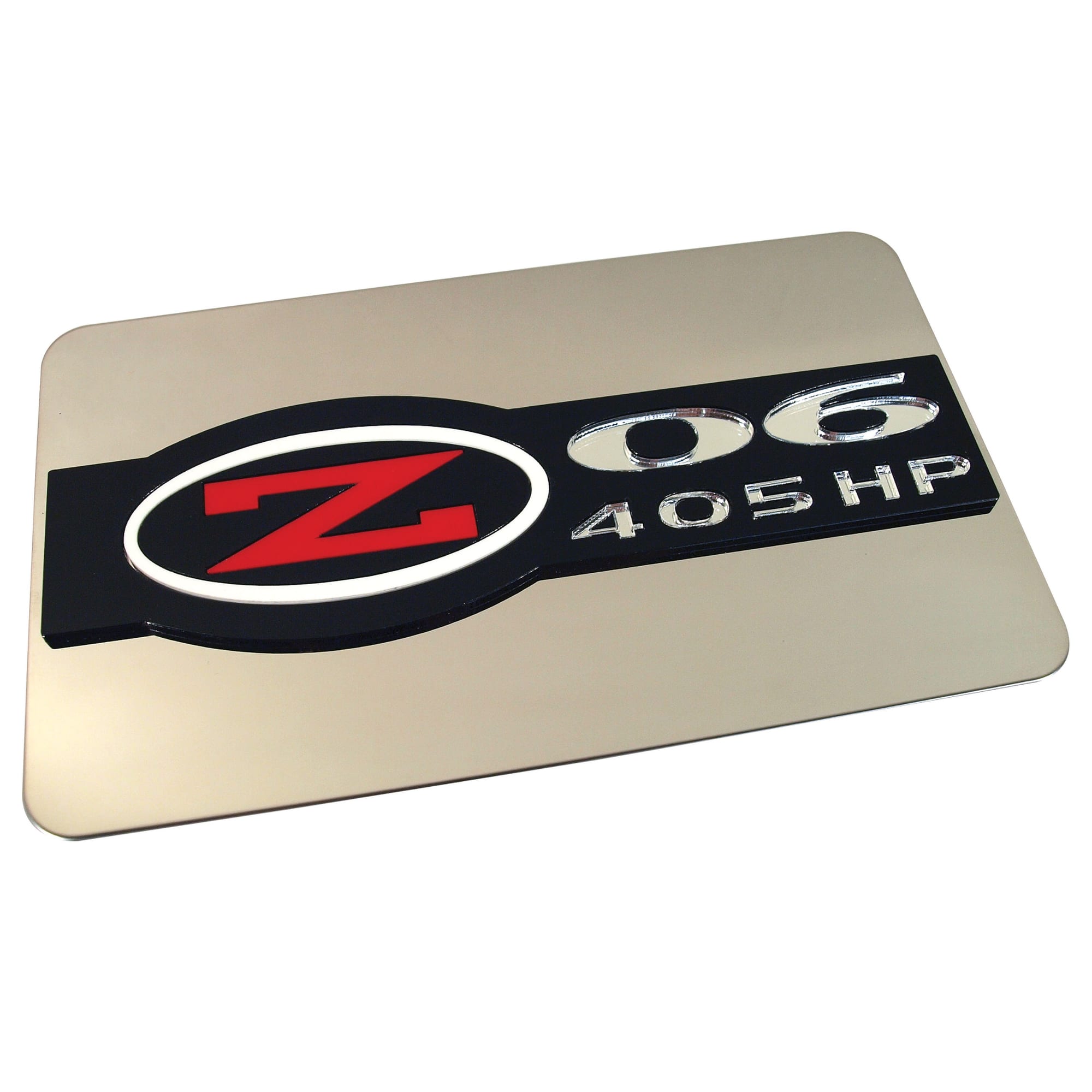 C5 New Exhaust Plate - Z06 405 Horsepower Stainless Steel 2002-2004