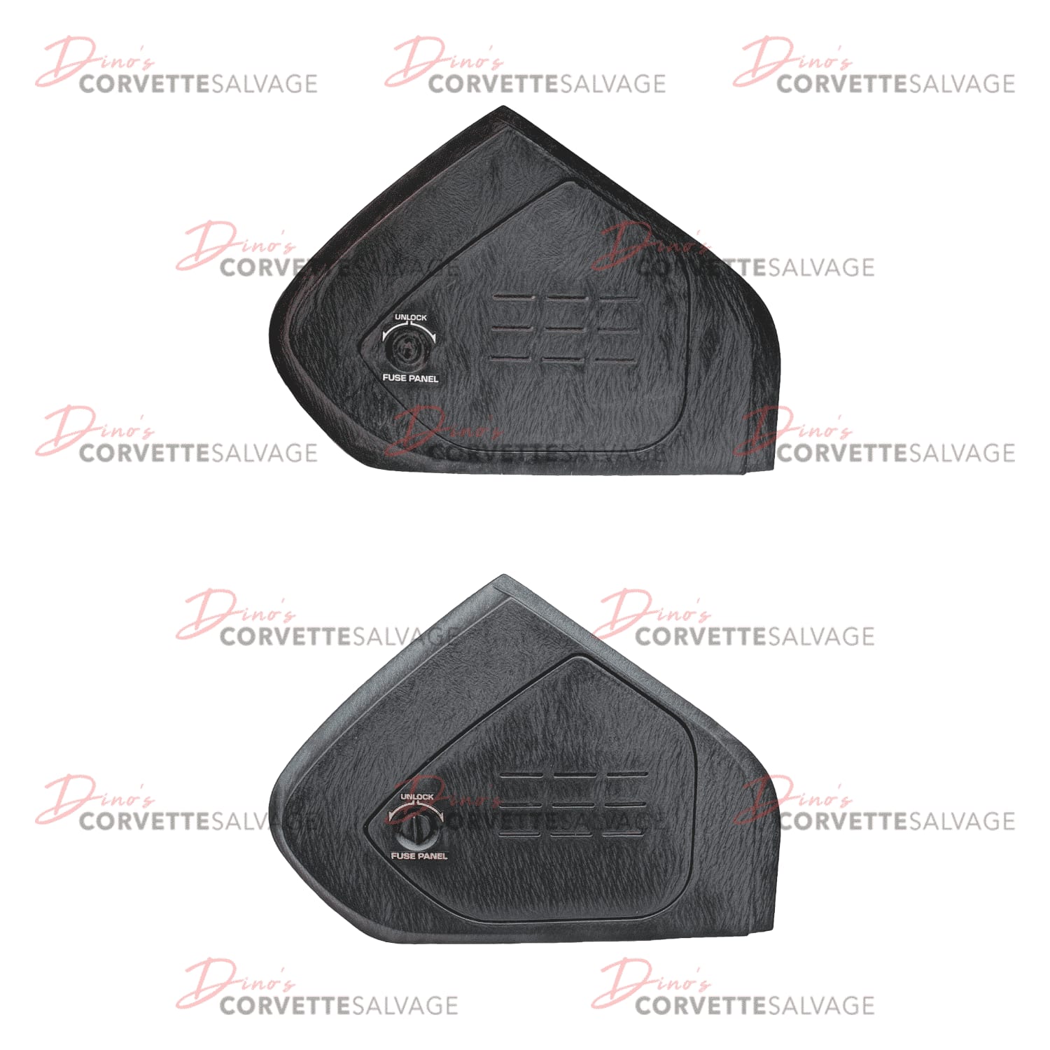 C4 Used Instrument Panel Fuse Block Cover and Bezel Assembly 1990-1996