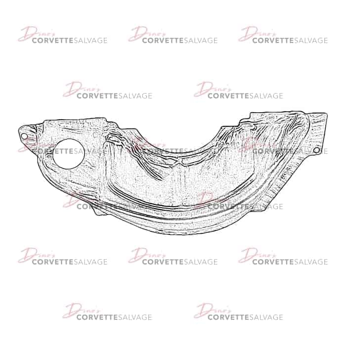 C4 Used Automatic Transmission Torque Converter Cover 1992-1996