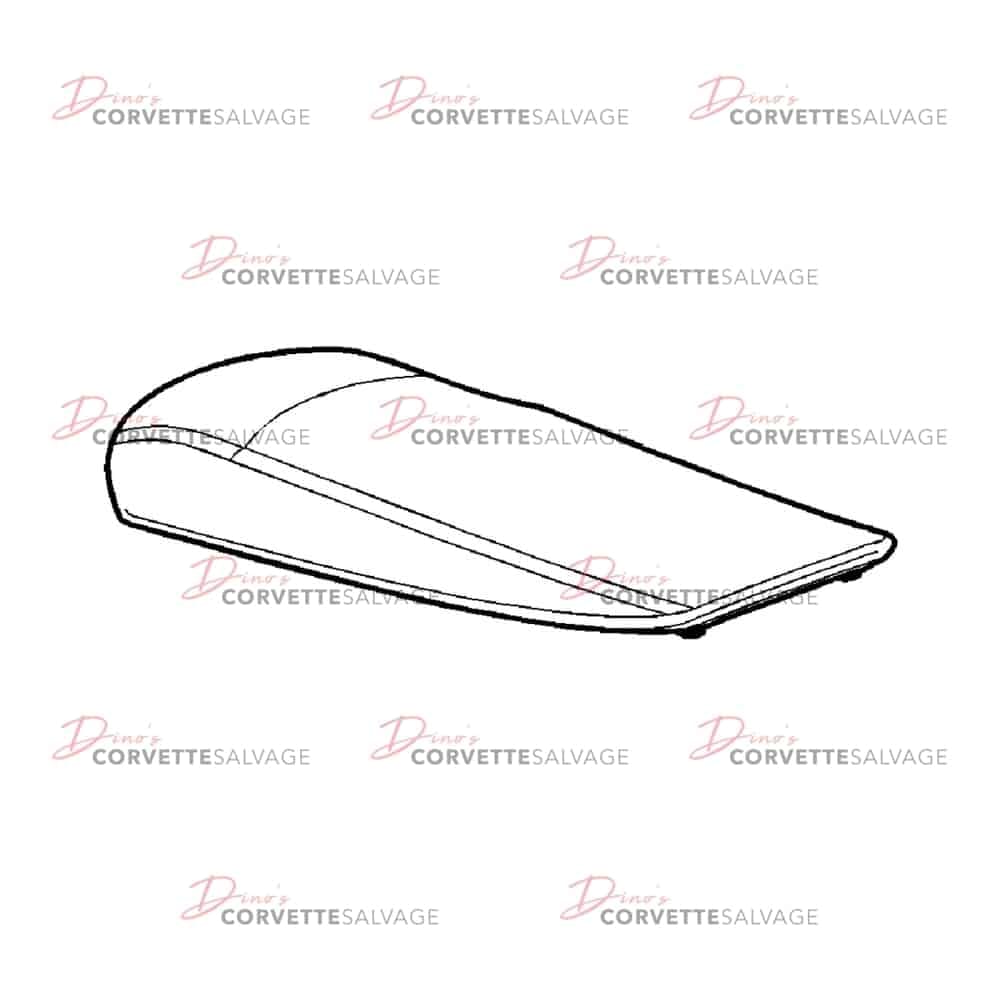 C6 Used Center Console Lid 2005-2013