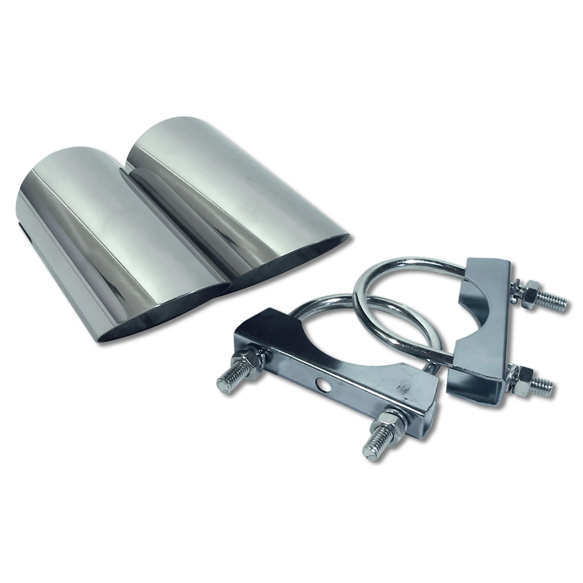 C3 New Exhaust Extensions, Straight with Angled End 1974-1982
