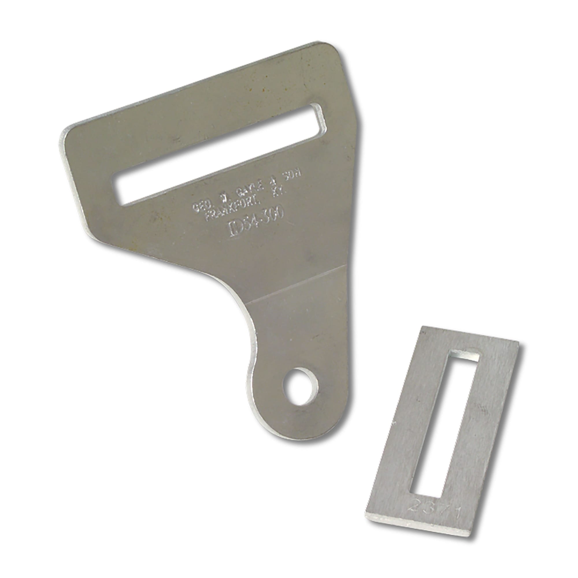 C1 New Seat Belt Floor "Hambone" Bracket/Tightener 1956-1962