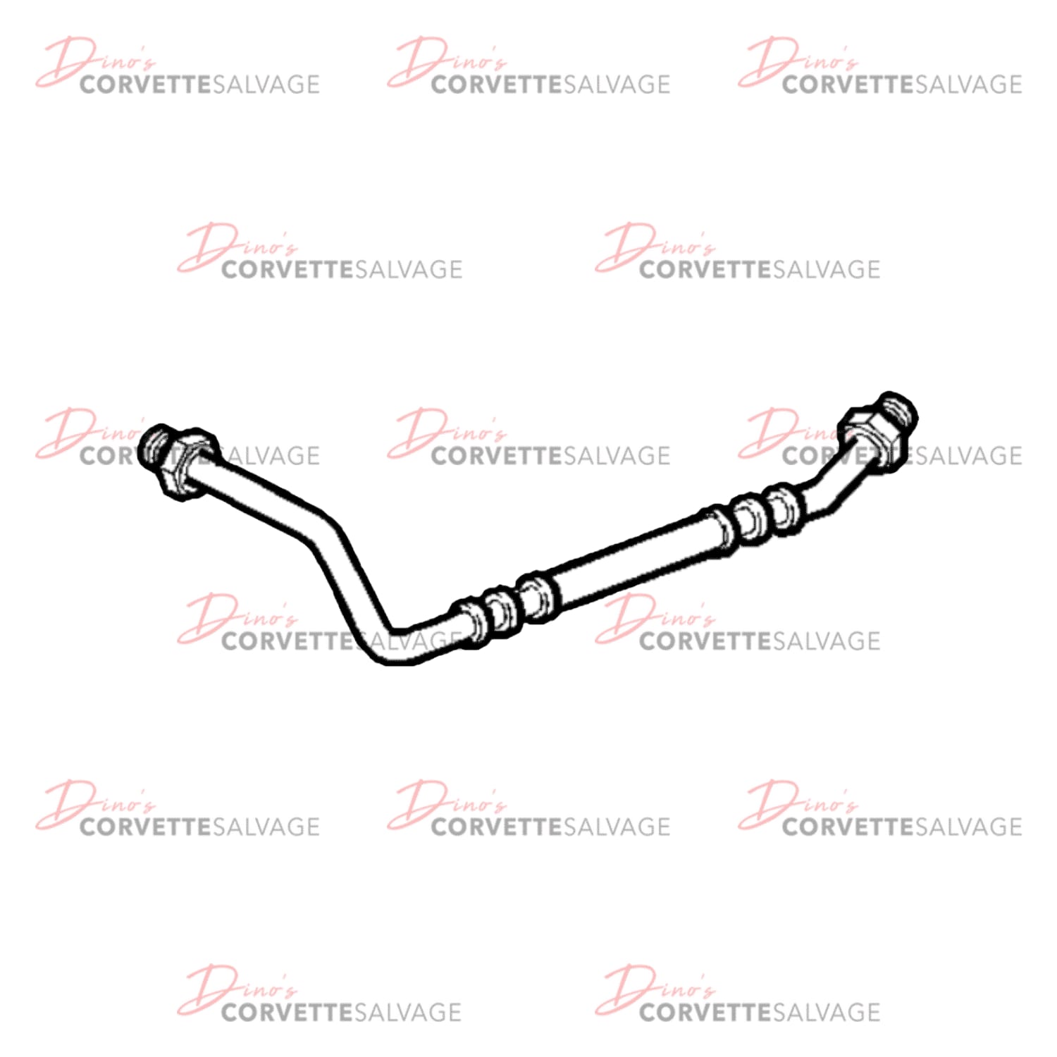 C5 Used Brake Pressure Modulator Valve Master Cylinder Reservoir Rear Pipe 1998-2000