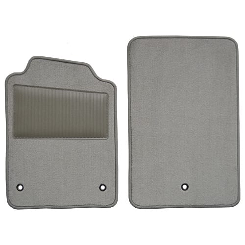 C6 New Cutpile Floor Mat with Heel Pad 2pc (FM377WHEEL) 2007-2013