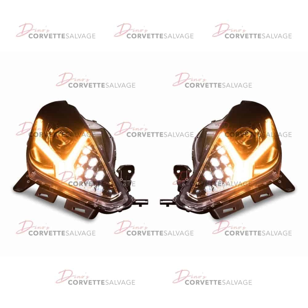 C7 Corvette Morimoto XB LED Headlight Set 2014-2019 View 4