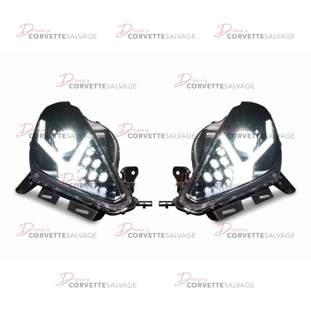 C7 Corvette Morimoto XB LED Headlight Set 2014-2019 View 3