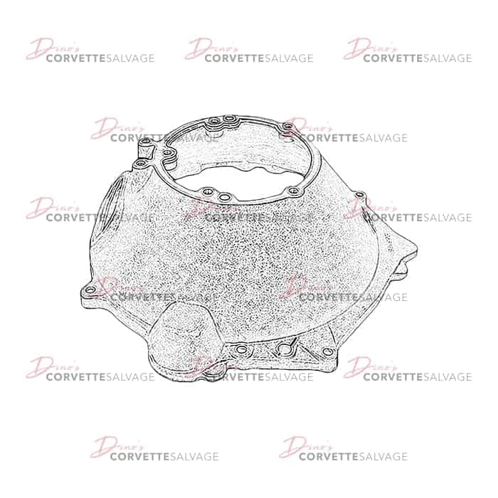C5-C6 Used Automatic Transmission Bell Housing 1997-2013