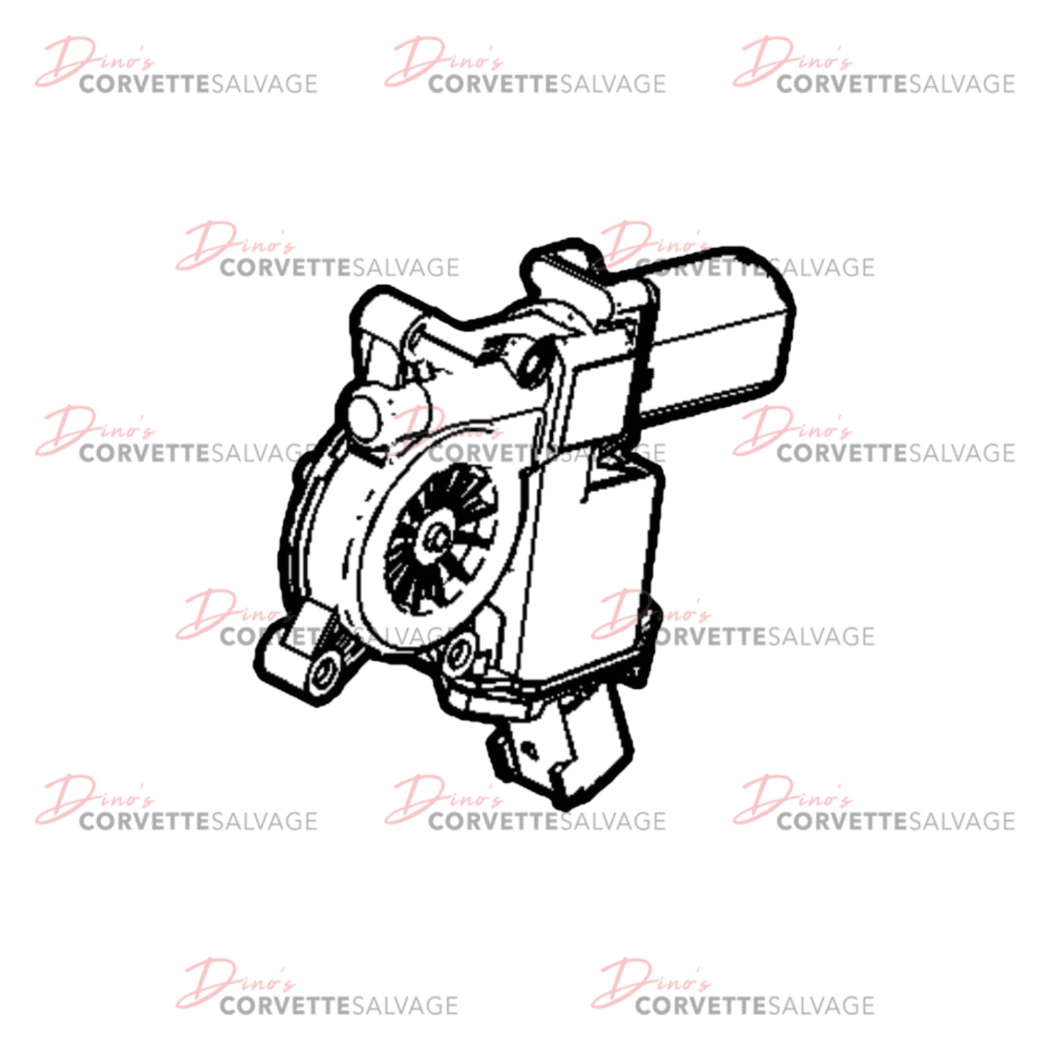 C8 Used Front Side Door Window Regulator Motor 2020-2024