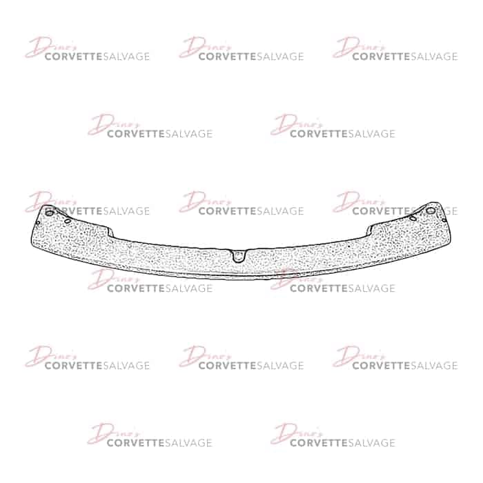 C4 Used Coupe Upper Windshield Garnish 1986L-1988