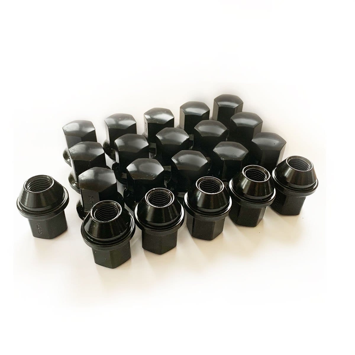 New C8 Black Wheel Lug Nuts 2020-2026
