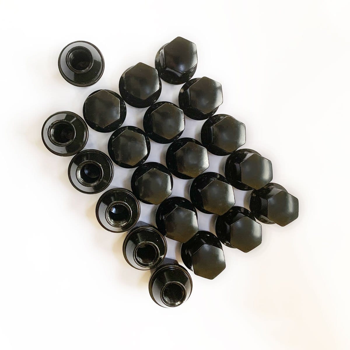 New C8 Black Wheel Lug Nuts 2020-2026