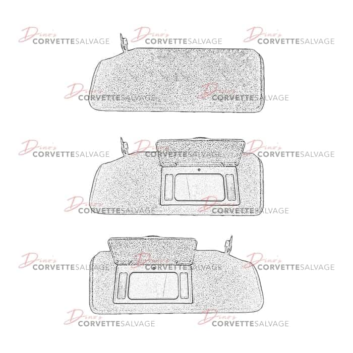 C4 Used Sunvisor 1984-1996