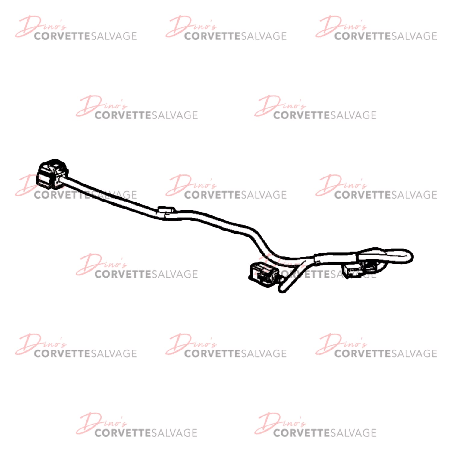C7 Used Front Floor Console Accessory Wiring Harness 2014-2019
