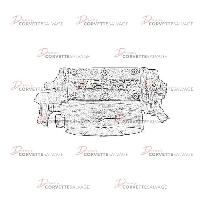 C4 Used Tuned Port Injection Throttle Body 1985-1988