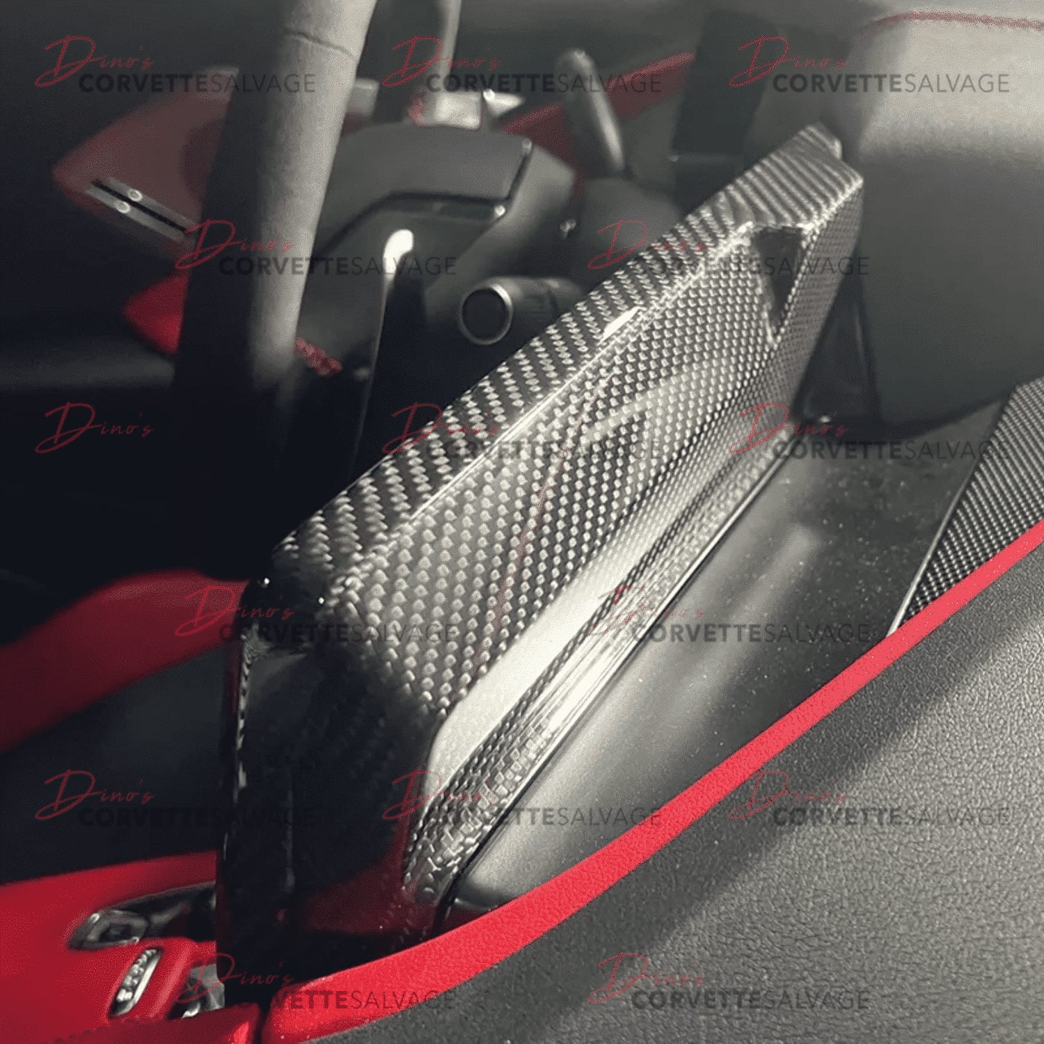 C8 New Carbon Fiber Radio GPS Navigation Screen Cover 2020-2024