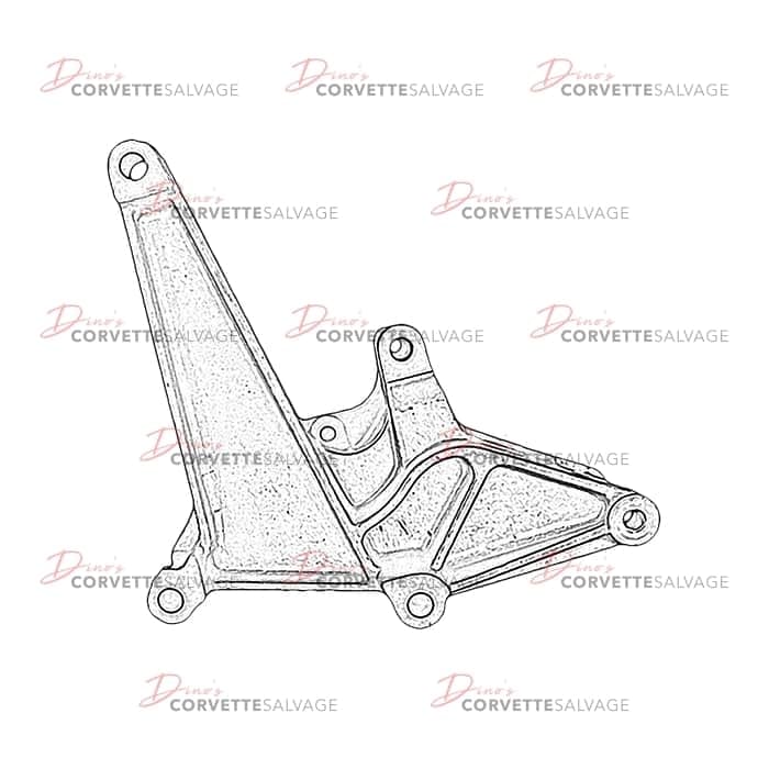 C4 Used Alternator/Power Steering Pump Bracket 1984-1991
