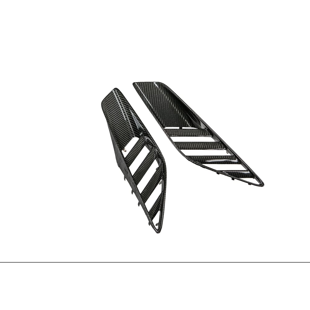 C7 New Carbon Fiber Style Rear Quarter Panel Vent Overlays 2014-2019