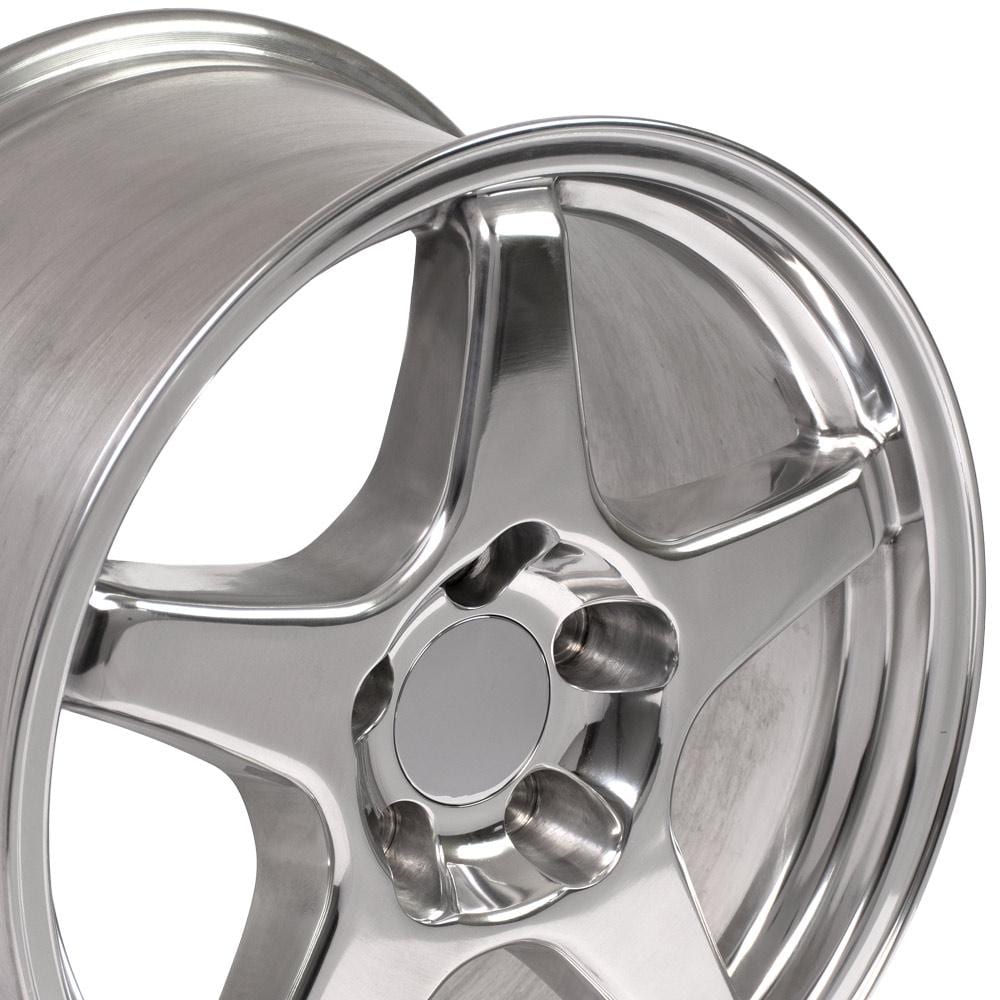 C4-C5 New Polished 17x9.5 Wheel (CV01) 1988-2004