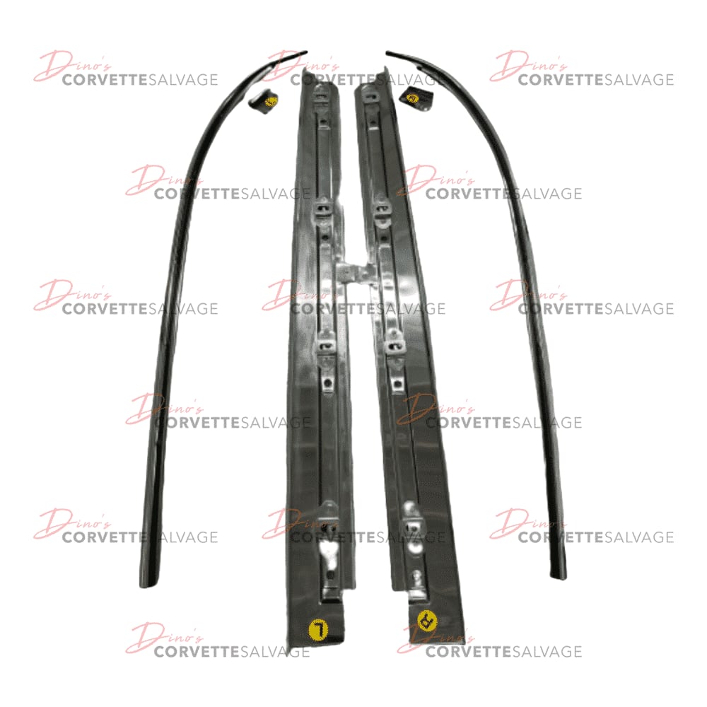C3 New 6-Piece T-Top Trim Set 1977