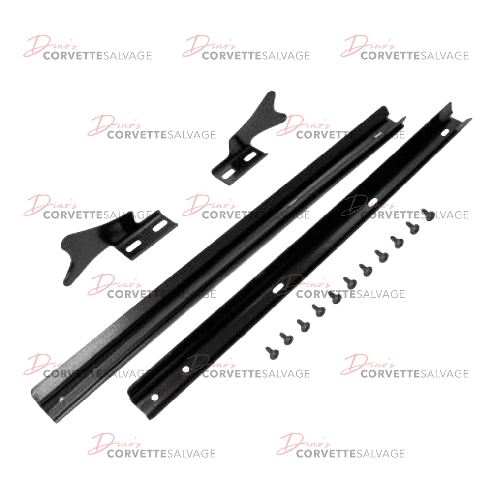 C4 New Coupe Roof Weatherstrip Channel & Guide Kit 1984-1996