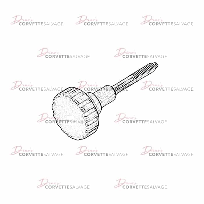 C4 Used Long Air Cleaner Cover Screw 1985-1996