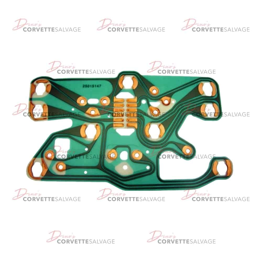 C3 New Center Gauge Cluster Printed Circuit Board 1977-1982