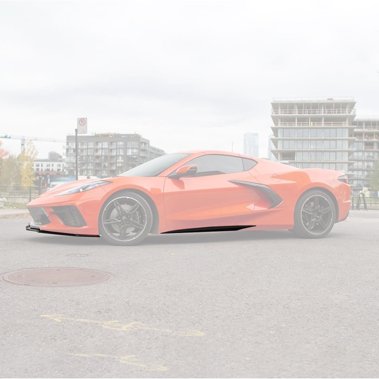 New C8 Stingray Z51 Splitter & Rocker Aero 2020-2026