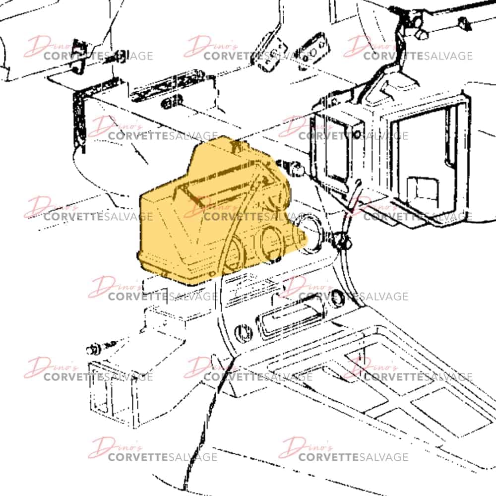 C3 Used A/C Duct Assembly 1971-1975