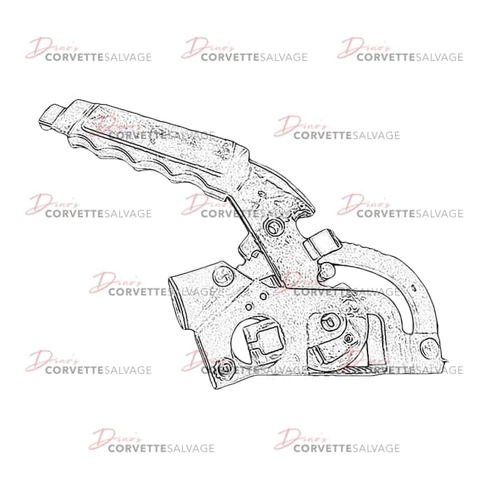 C2-C3 Used Parking Brake Lever 1967-1982