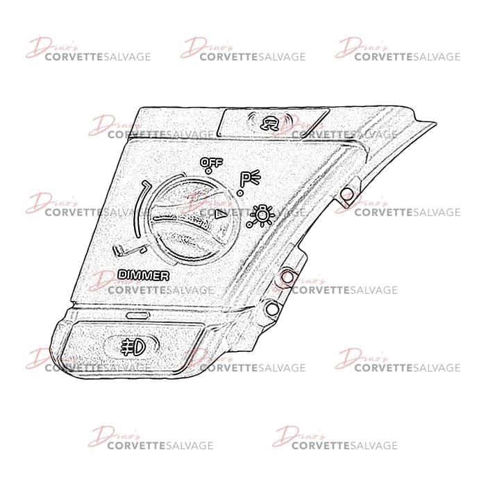 C4 Used Headlight Switch 1990-1996