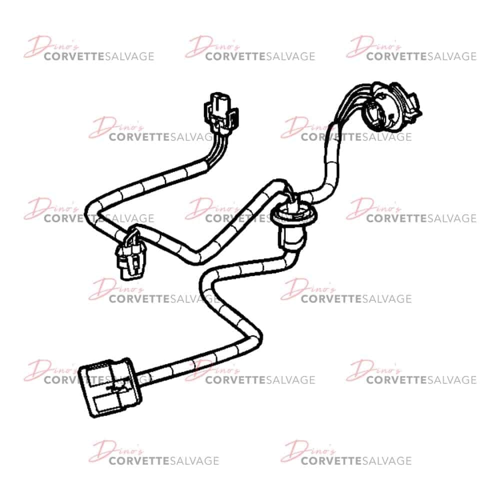 C6 Used Headlight Wiring Harness 2005-2013